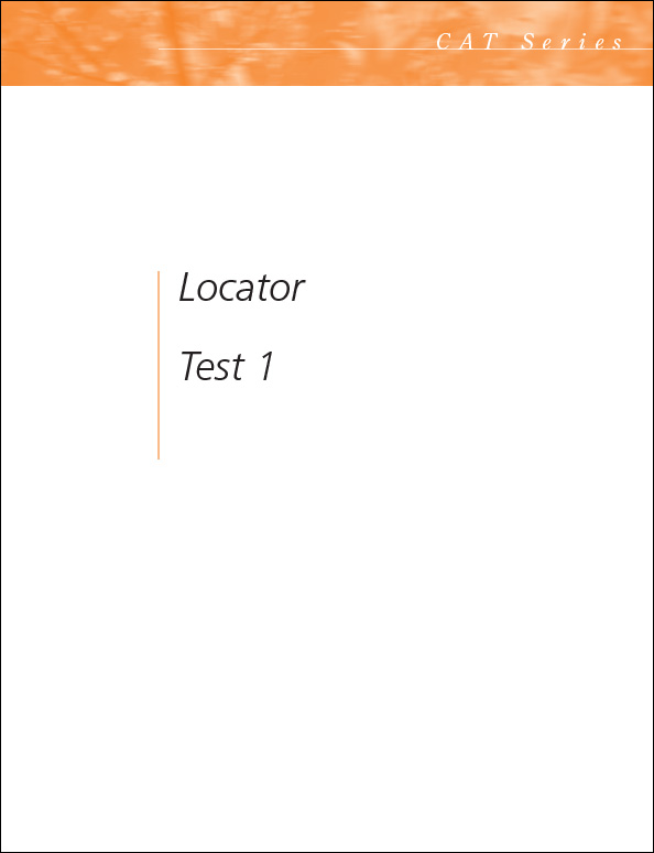 CAT3 Locator test 1