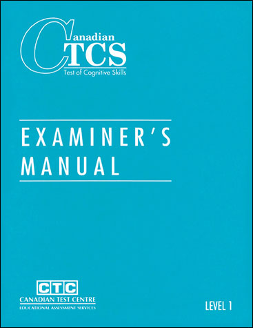 CTCS Examiners Manual Level 1